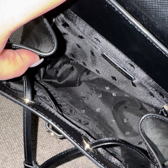 kate spade Black Leather Medium Backpack